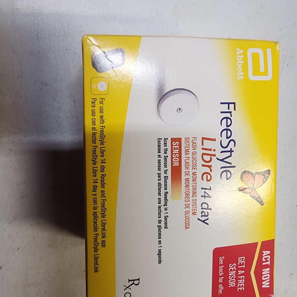FreeStyle Libre 14 day Sensor Box 2024 Dates